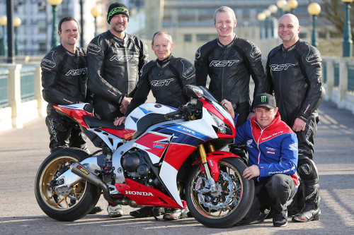 (Dave Kneen/Pacemaker Press) 14/4/2016: Isle of Man TT Travelling marshals will be provided with Honda bikes for the 2016 Isle of Man TT.